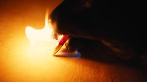Fire Writing Meme Template