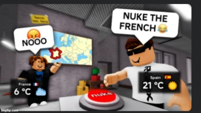 Nuke The French Meme Template