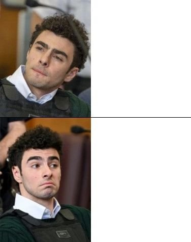 Luigi Mangione Drake Meme Template