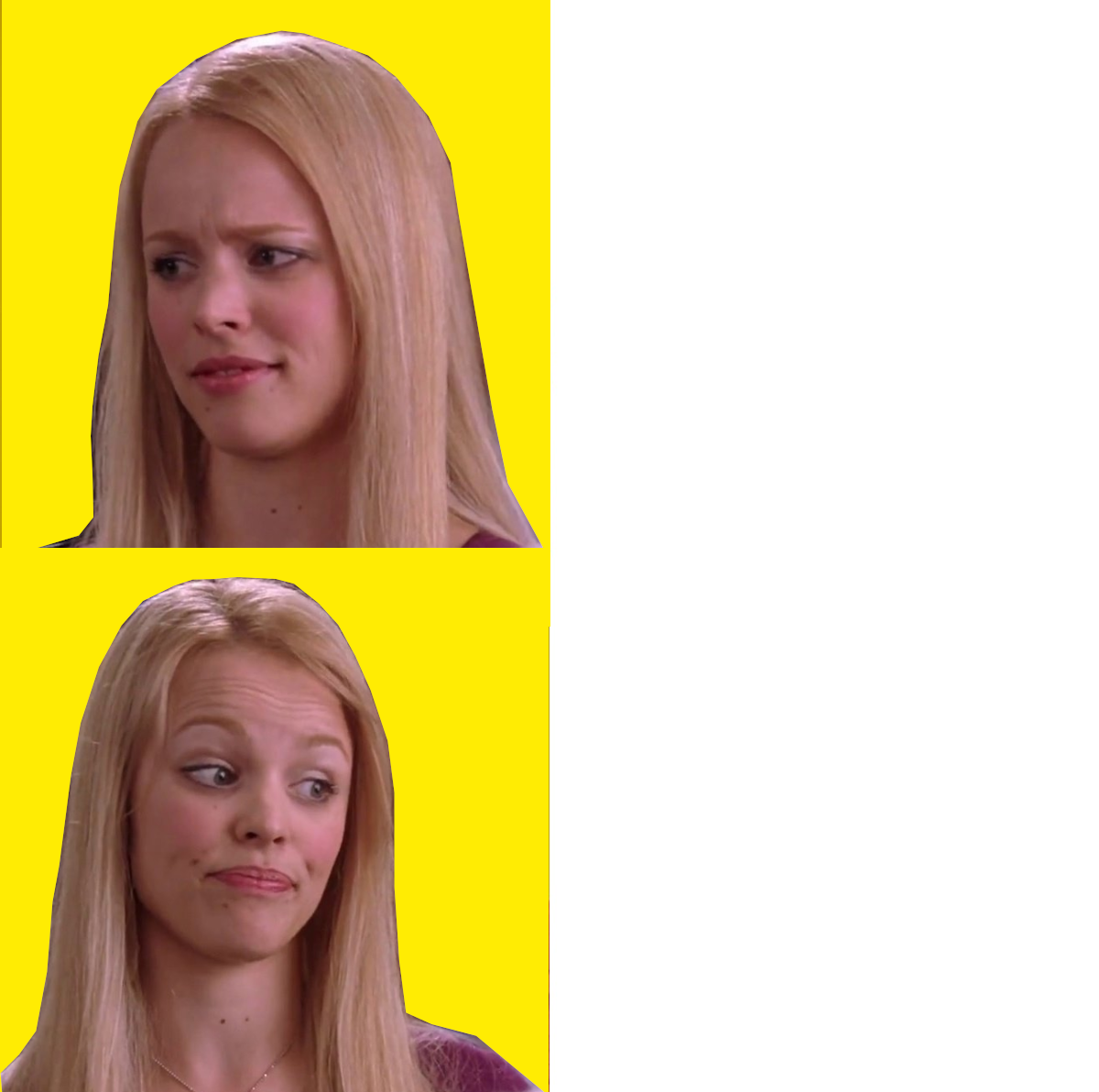 Drake Regina George Version Meme Template