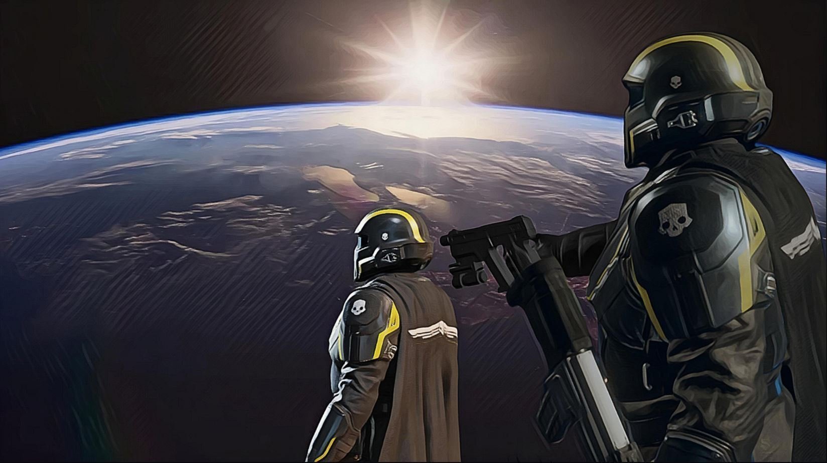 Always Has been Helldivers Meme Template
