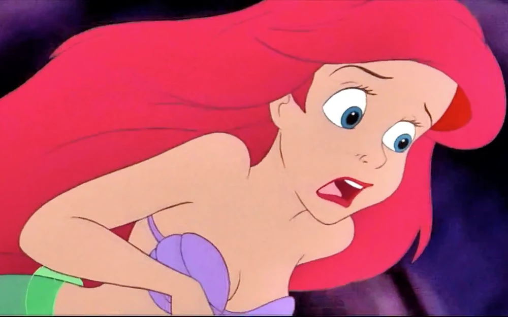 Ariel Disgust Face Meme Template