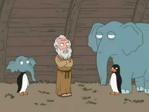 Blank Noah Elephant Penguin Meme Template