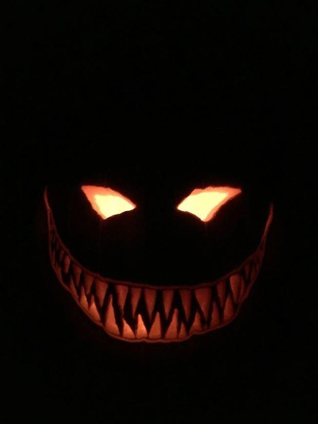 Cheshire Pumpkin Meme Template