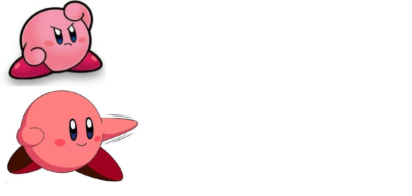 Drake Meme But It's Kirby Template