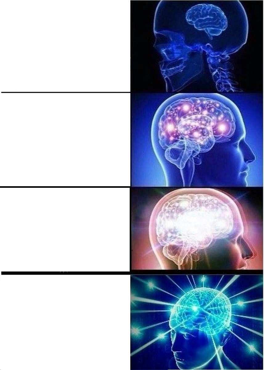 Expanding Brain Meme Template Download