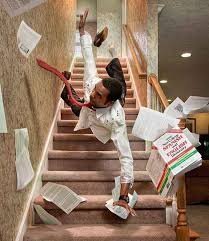 Fall Down Stairs Template