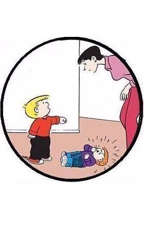 Family Circus Punch Meme Template