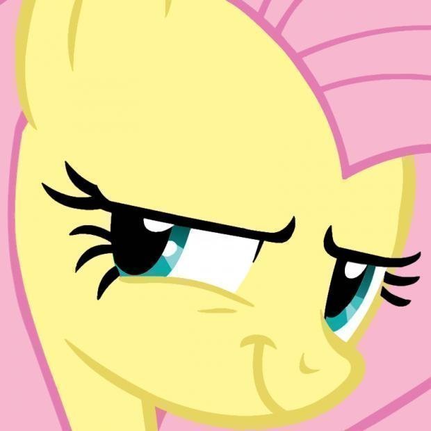 Fluttershy Evil Smile Meme Template