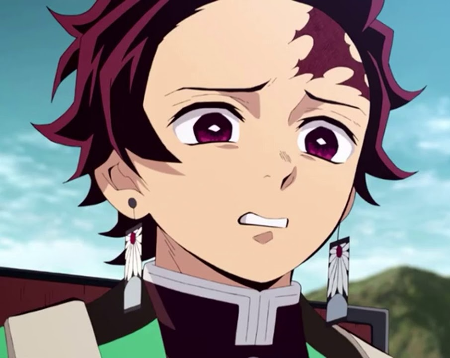 Funny Tanjiro Face Meme Template