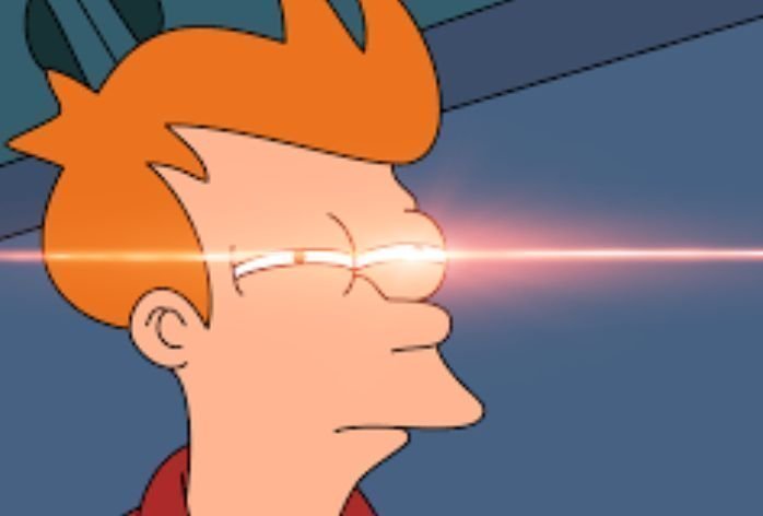 Slobbery Futurama Fry Meme Template