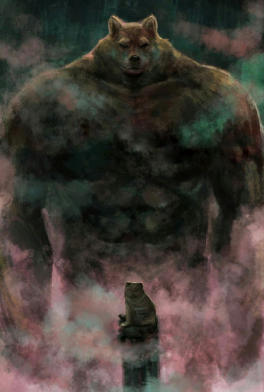 Giant Doggo Meme Template