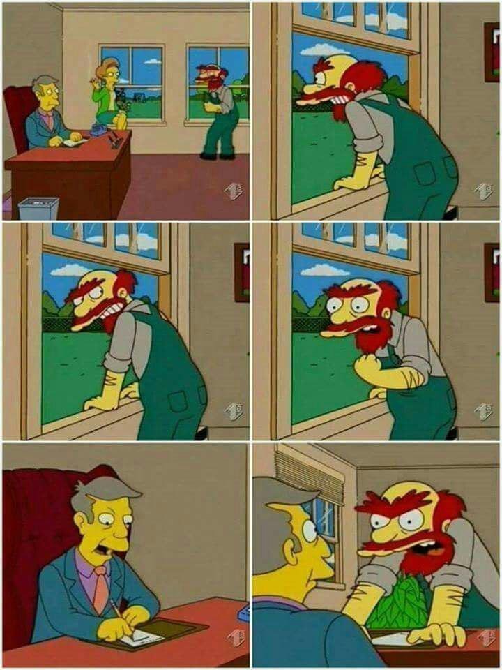 Groundskeeper Willie Damn Scots Meme Template