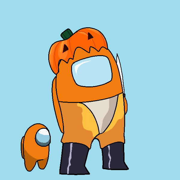 Imposter Holding Knife Meme Template