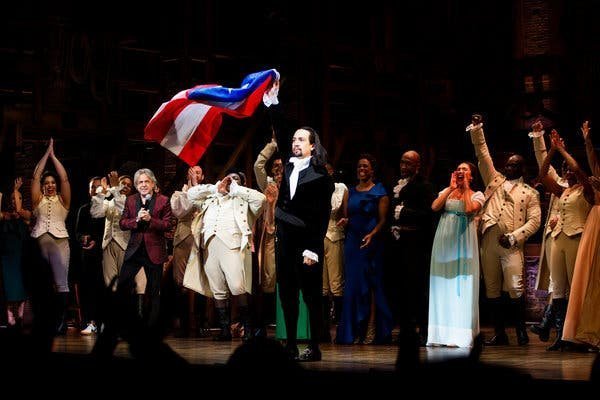 Lin Manuel Miranda Puerto Rico Flag Template