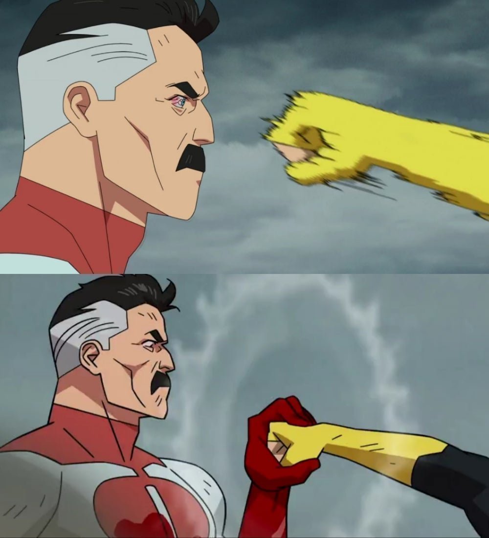 Omniman Catch Meme Template