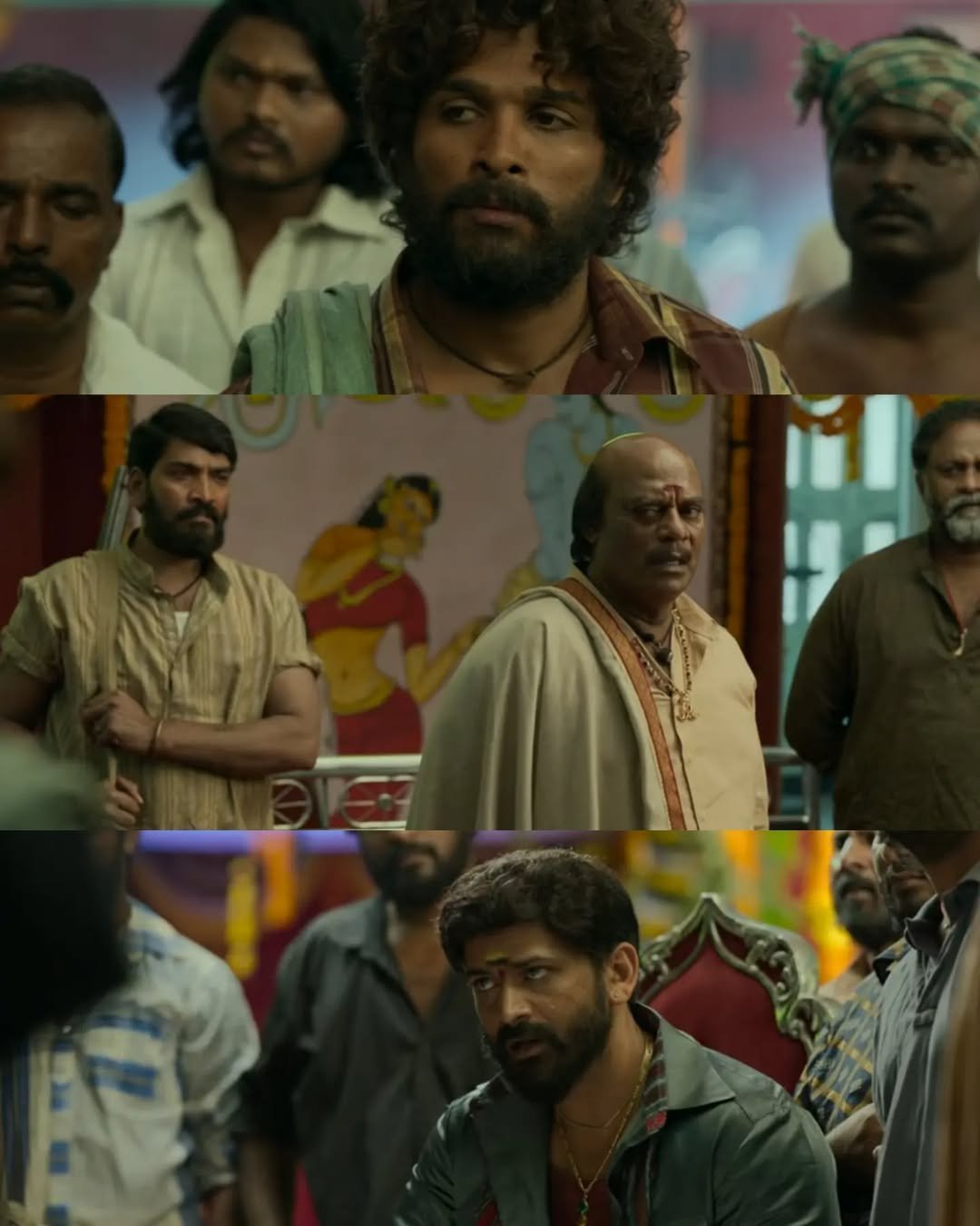 Pushpa Coolie Meme Template