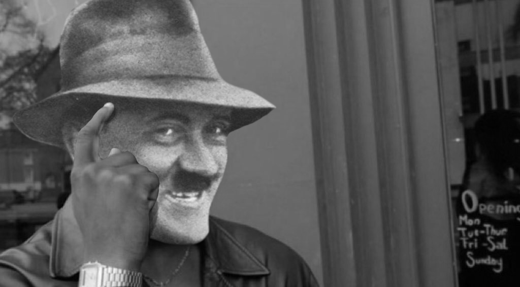 Smart Hitler Meme Template