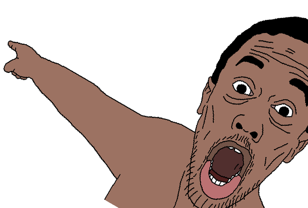 Soyjak Pointing Template