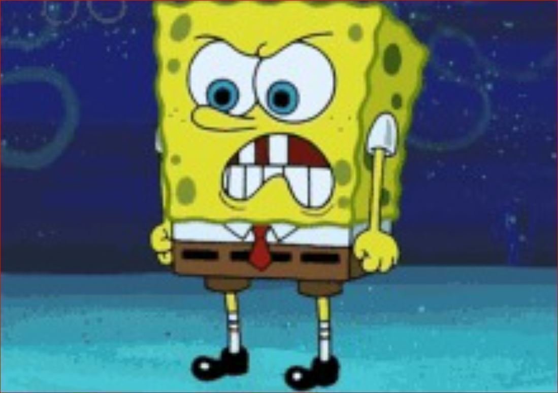 Spongebob Really Pissed Meme Template