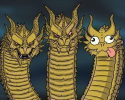 Three Headed Dragon Template