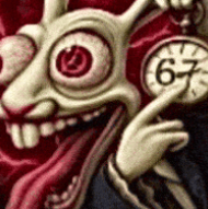 Bunny With 67 Clock Meme Template
