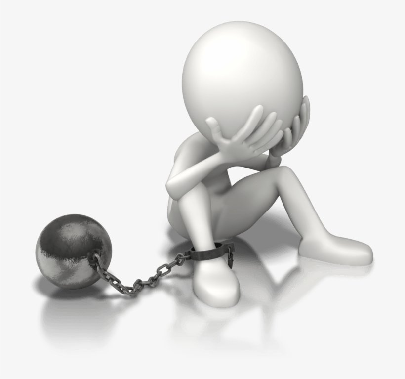 Chained Guy Depressed Meme Template