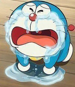 Crying Doraemon Meme Template
