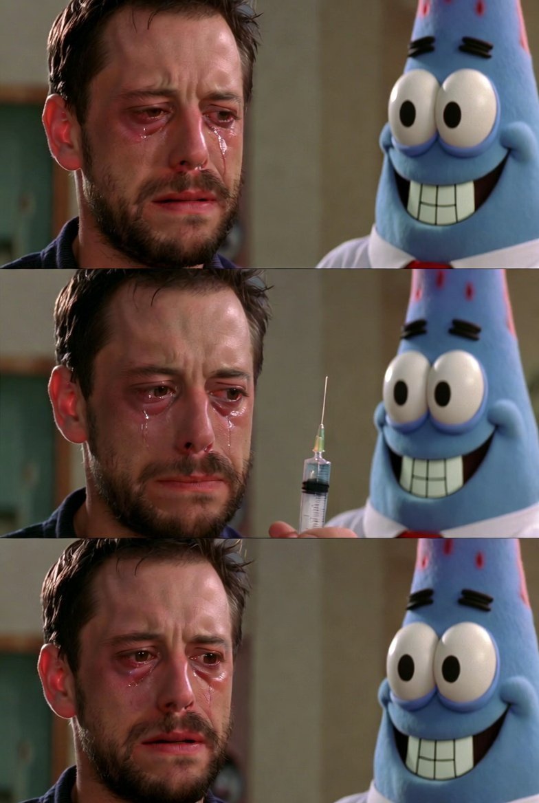 Evil Patrick As A Doctor Meme Template