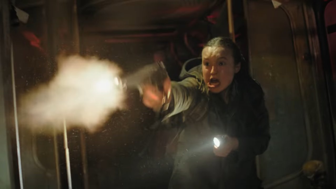 Frightened Bella Ramsey Meme Template