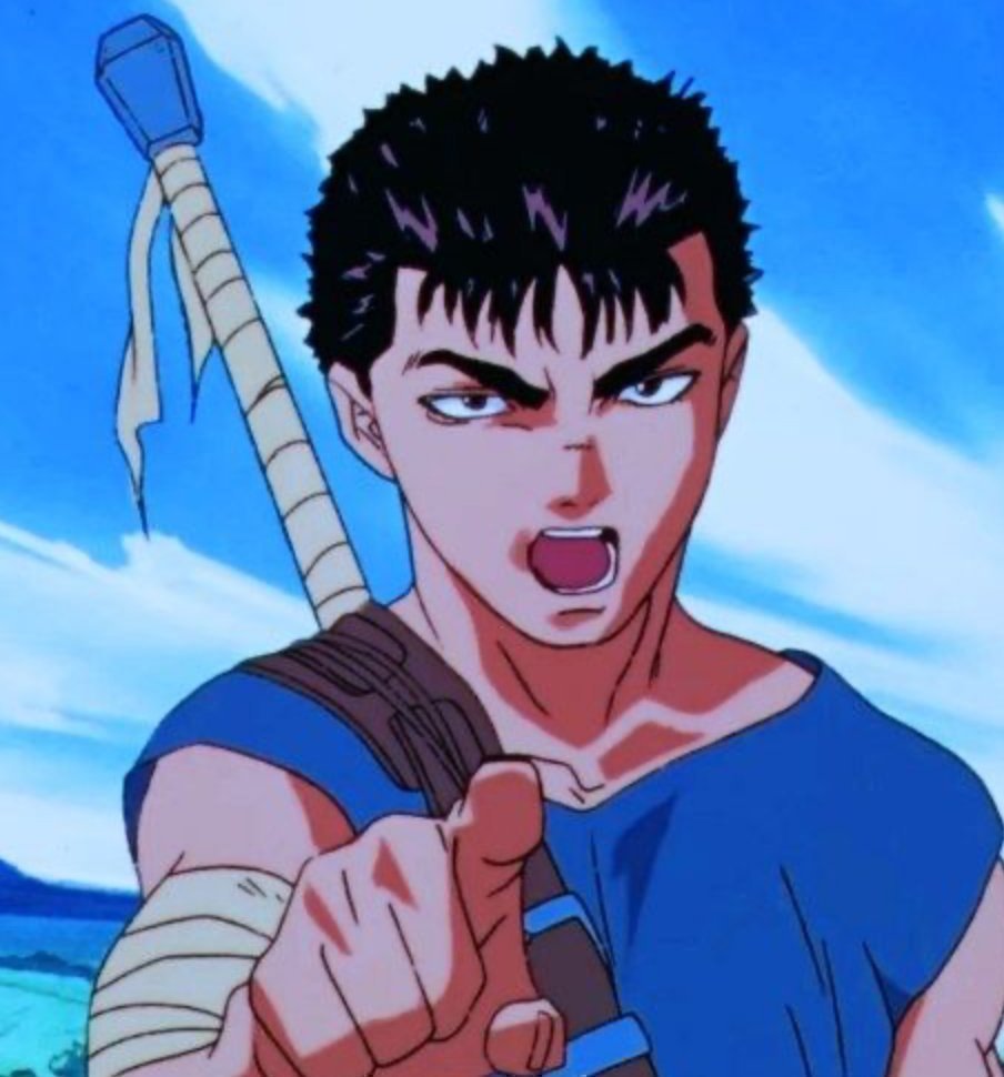 Guts From Berserk Meme Template