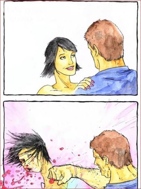 Punch Girl Meme Template