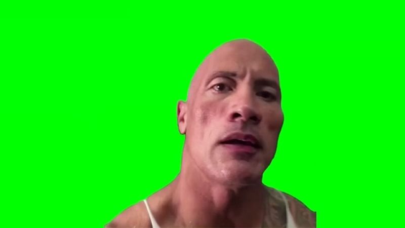 The Rock Green Screen Meme Template Download