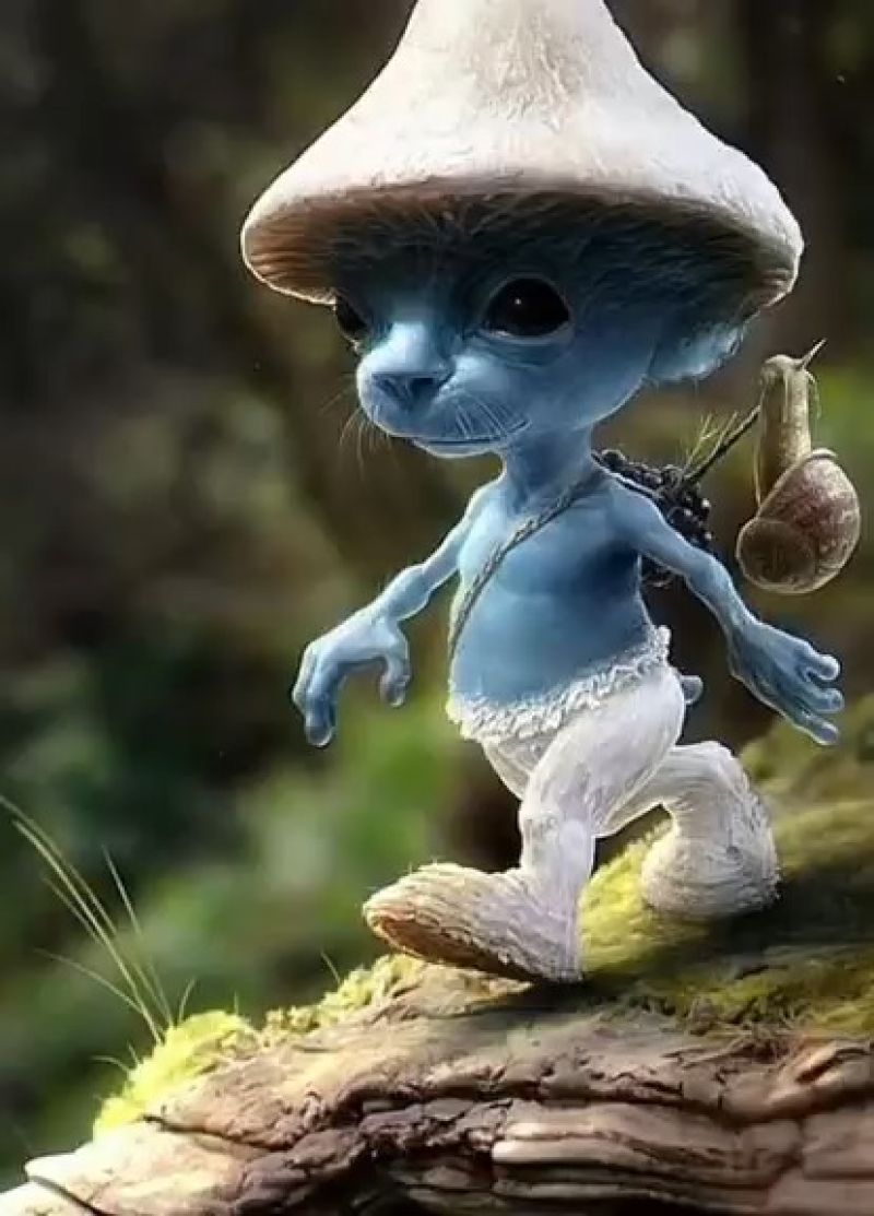 Cat SMURF Meme Download