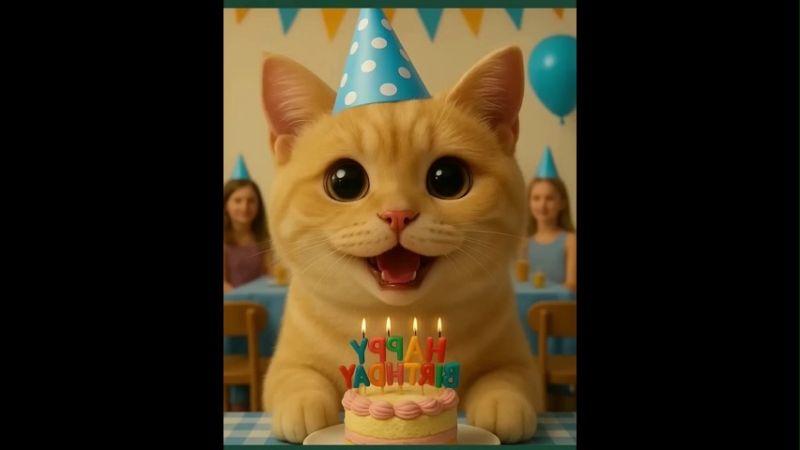 Cat Happy Birthday to you....nobody likes you! Funny Memes Download