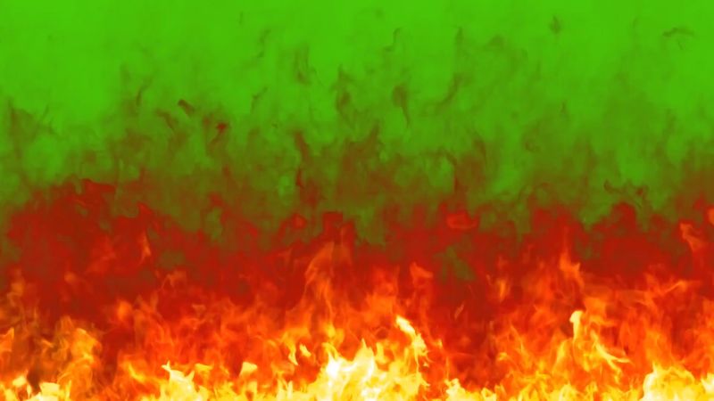 Fire Transition Green Screen Meme Template Download