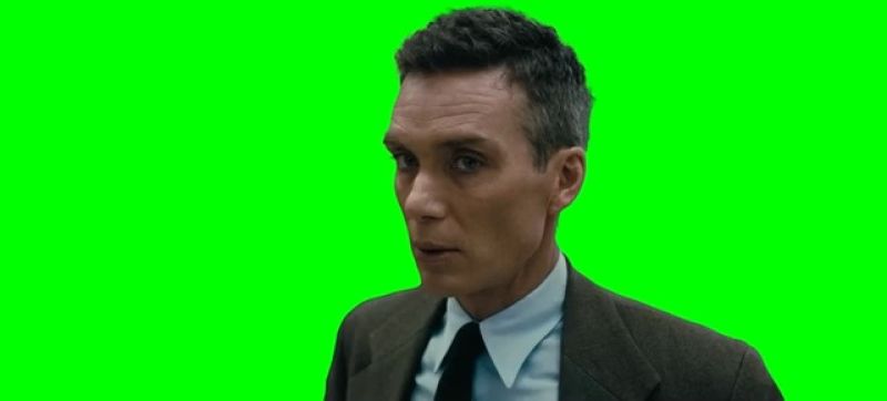 Oppenheimer Staring Green Screen Meme Template Download