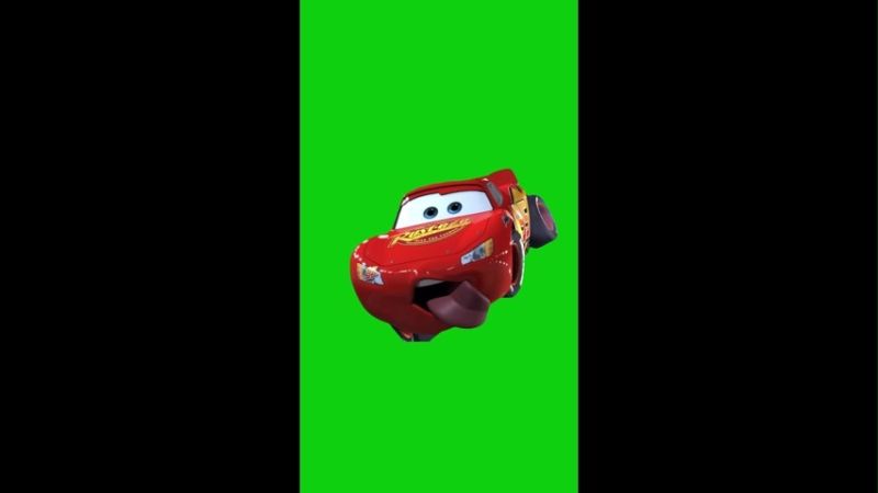 Lightning McQueen Winking Green Screen Meme Video Download