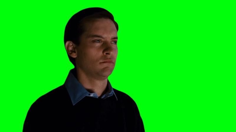 Spider-Man 3 Peter Thinking Scene Green Screen Memes Download