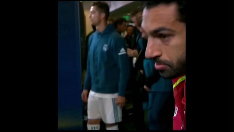 Ronaldo looking at Mohamed Salah Meme Template Download