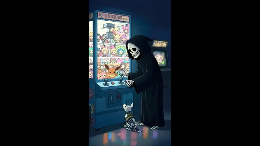 Grim Reaper Wins The Claw Machine Memes Download