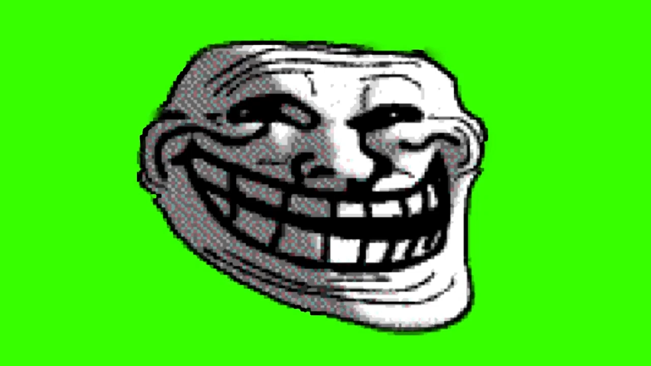 Troll Face Happy To Sad Green Screen Download