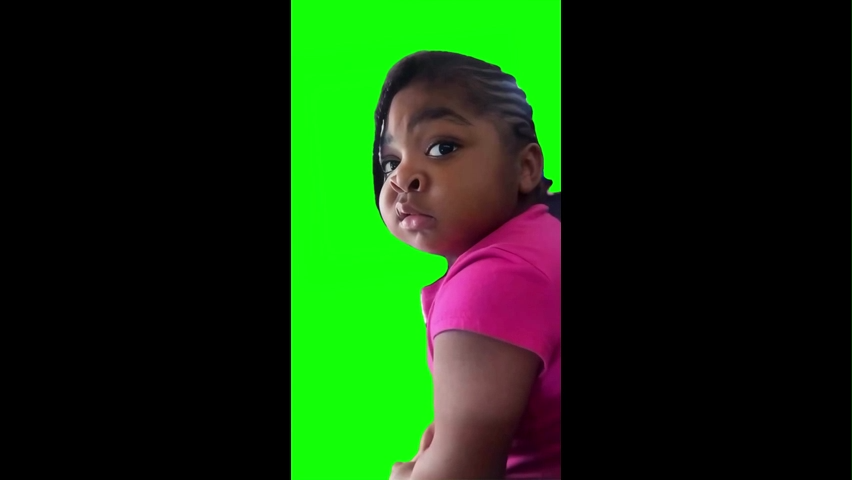 Giving A Sassy Look Green Screen Memes Download