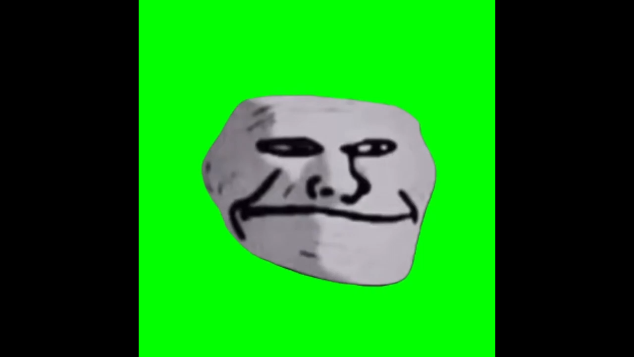Troll Face Green Screen Download