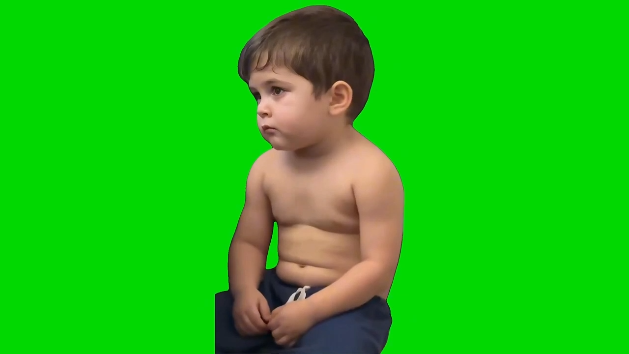 Kid Shows The Bird Green Screen Meme Video Download