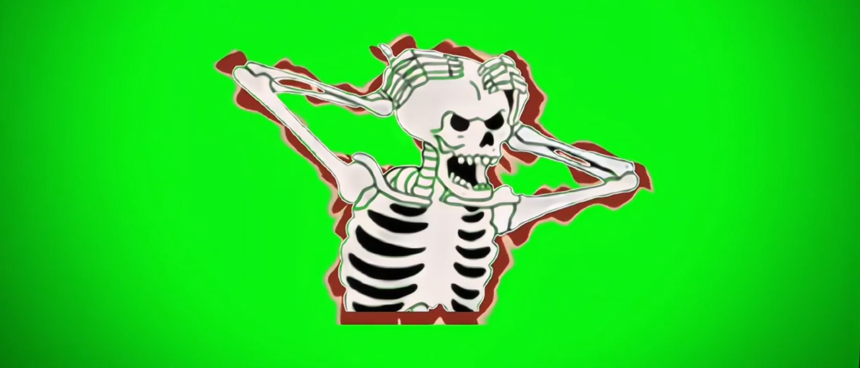 Skeleton Green Screen Meme Video Download
