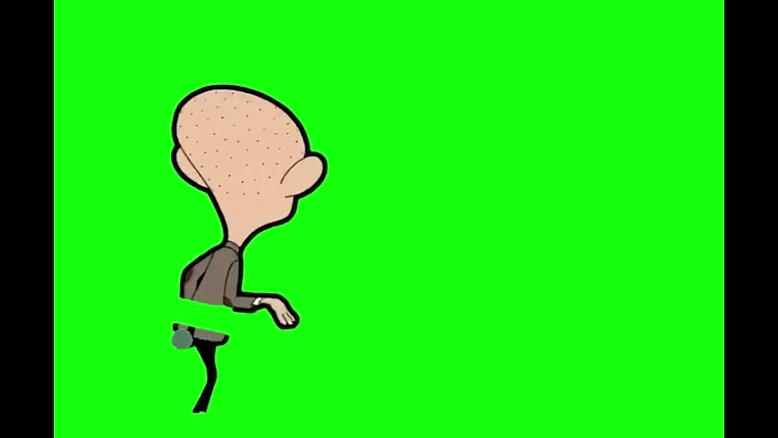 Mr. Bean Cartoon Bald Head Green Screen Memes Download