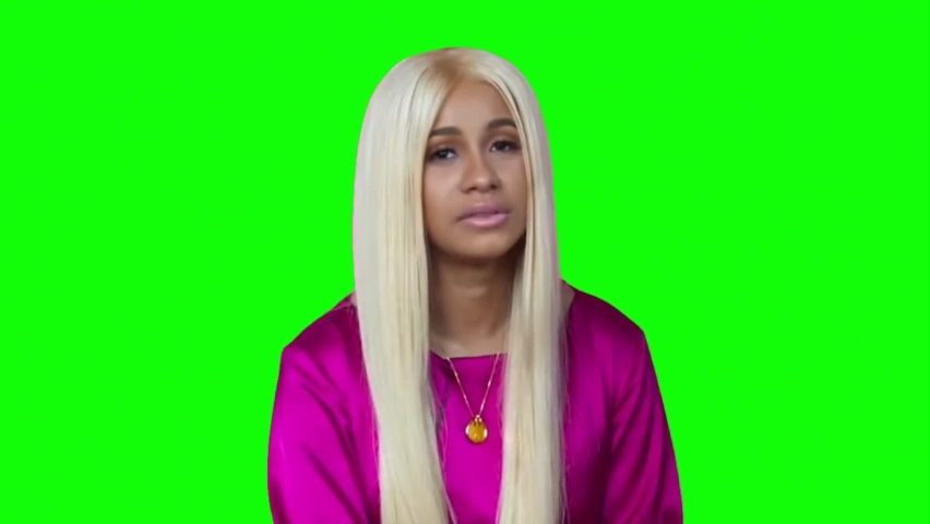 Cardi B Mood Green Screen Memes Download