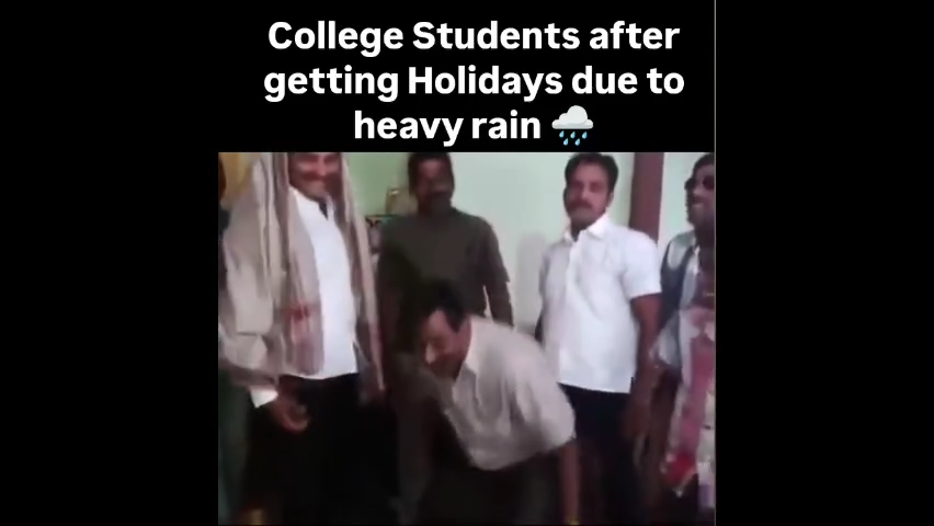 College Student After Holidays Due to Rain Meme Video Download