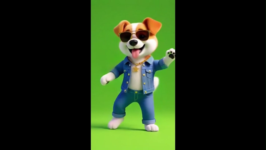Cute Dog Dancing Crazy Green Screen Memes Download